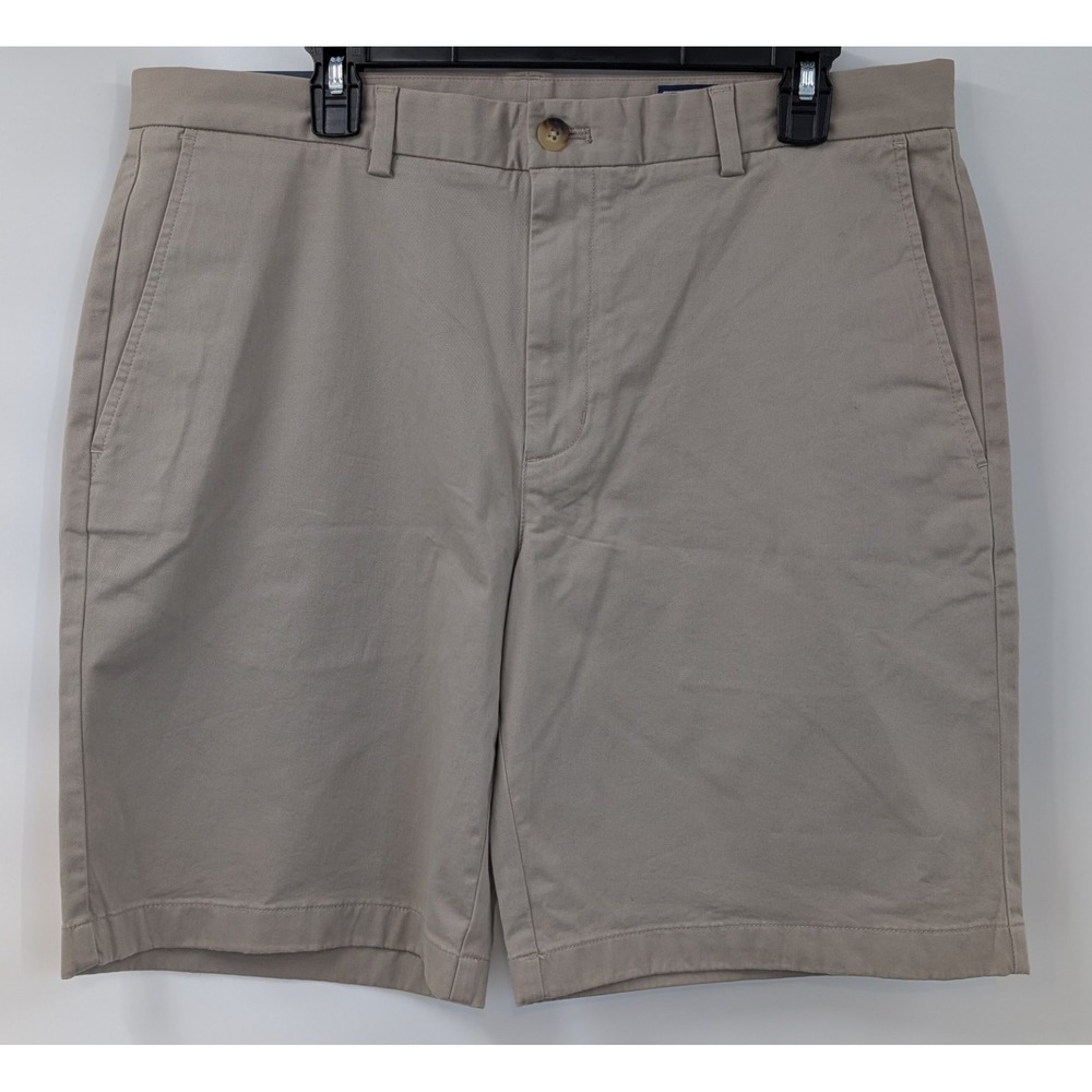 Vineyard‎ Vines 9" Breaker Shorts Men's Size 36 Khaki Stretch Chino NWT - Picture 2 of 5